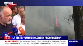 Incendies en Gironde: "La priorité numéro une, c'est la protection des personnes" affirme le chef des opérations 