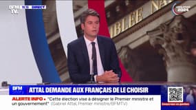Gabriel Attal: "Il y a aujourd'hui trois choix, trois blocs"