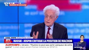 Lionel Jospin sur la guerre en Ukraine: "Nous sommes face à un enjeu de civilisation"