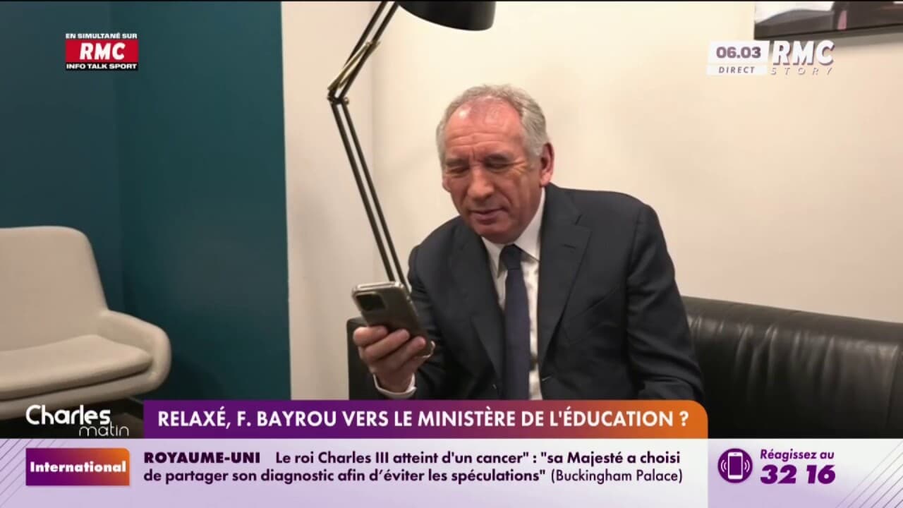 Relaxé, François Bayrou Vers Le Ministère De L'Éducation