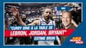 NBA : "Curry dîne à la table de LeBron, Jordan, Bryant" estime Brun