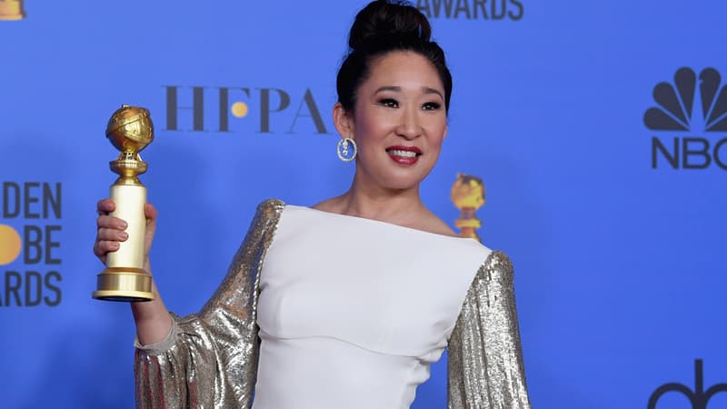 Sandra Oh le soir des Golden Globes 2019