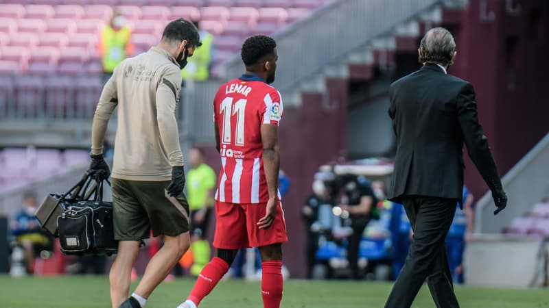 Equipe de France: Lemar blessé avec l’Atlético, inquiètude avant l’Euro