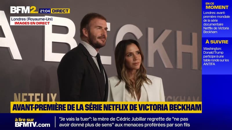 Londres: Victoria Beckham sur le tapis rouge de l'avant-première mondiale de sa série Netflix