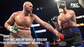 Boxe : Fury bat Wallin dans la douleur et attend désormais Wilder