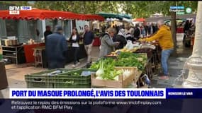 Var: port du masque prolongé, l'avis des Toulonnais