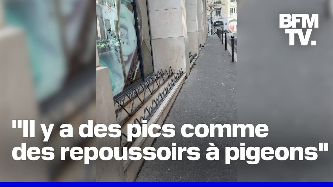 Repand À Paris, le mobilier urbain anti-SDF se répand de plus en plus dans les ...