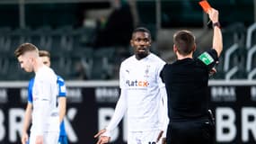 Marcus Thuram exclu avec le Borussia Mönchengladbach, le 19 décembre 2020