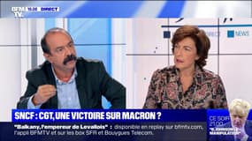 Philippe Martinez face à Ruth Elkrief - 21/10