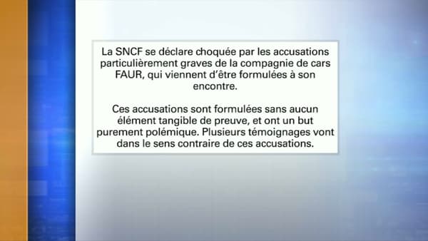 Le communiqué de la SNCF Le communiqué de la SNCF