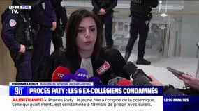 Ex-collégiens condamnés dans l'affaire Paty: "La sanction n'est pas à la hauteur", pour Virginie Le Roy (avocate de la famille de Samuel Paty)