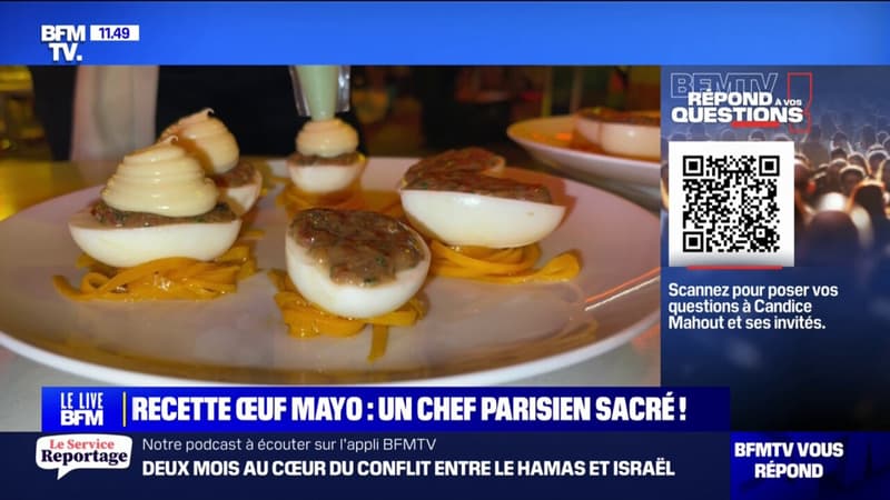 Regarder la vidéo Un chef parisien sacré champion du monde de l'œuf mayo 