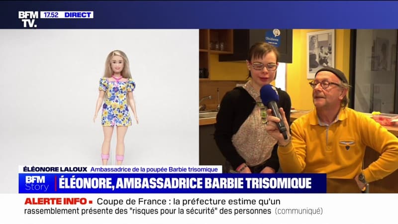 Éléonore Laloux, ambassadrice de la Barbie trisomique: 