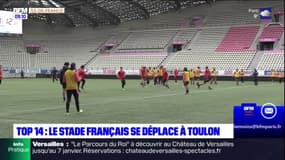 Top 14: le Stade Français se déplace à Toulon
