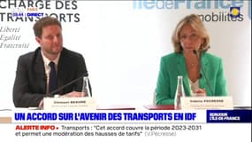 Avenir des transports en Île-de-France: Valérie Pécresse appelle à "une augmentation de la contribution des collectivités" 