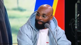 Le rappeur Kaaris, à l'affiche de 4-0, sur le plateau des Grandes Gueules le 22 octobre 2024