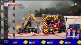 La Seyne-sur-Mer: un incendie se déclenche dans une déchetterie