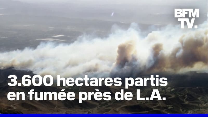 Un incendie se propage au nord de Los Angeles thumbnail