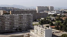 Vue des quartiers nord de Marseille, où ont eu lieu les cambriolages.