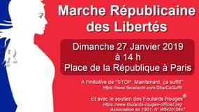 Les foulards rouges appellent à une marche républicaine dimanche 27 janvier.