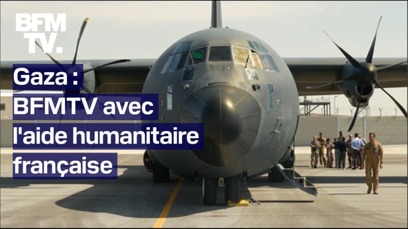 Gaza: BFMTV avec l'aide humanitaire française