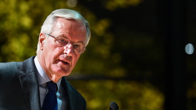 Michel Barnier à Maisons-Alfort, le 26 octobre 2021