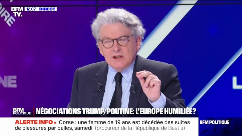 Propos de J.D Vance à la conférence de Munich: la réaction de l'ancien commissaire européen Thierry Breton