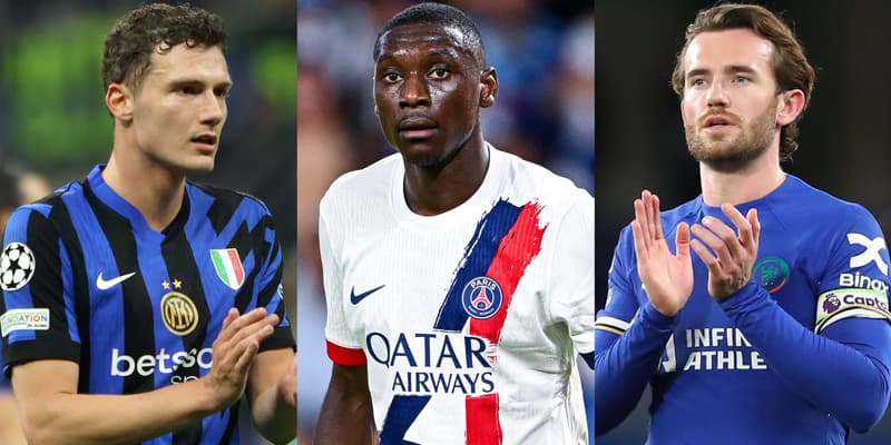 Benjamin Pavard, Randal Kolo Muani et Ben Chilwell (illustration)