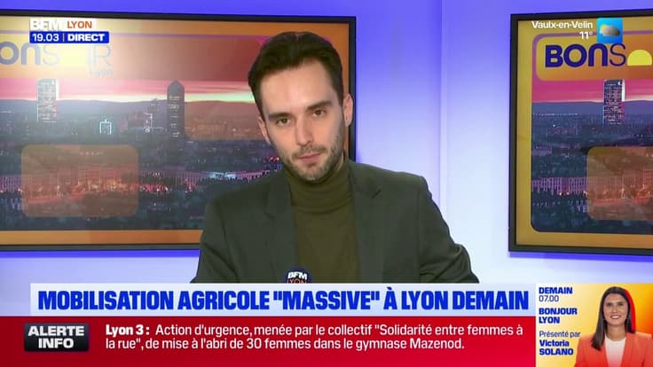 Lyon : mobilisation agricole "massive" demain