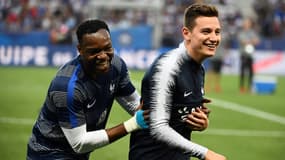 Steve Mandanda et Florian Thauvin à la Coupe du monde 2018