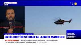 Après le crash d'un hélicoptère à Mandelieu-la-Napoule, deux personnes sont portées disparues