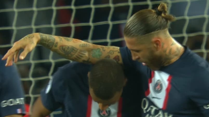 Les mots de Ramos à Mbappé, lors de PSG-MHSC, le 13 août 2022