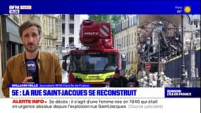 Explosion à Paris: le quartier de la rue Saint-Jacques tente de se reconstruire