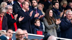 Le Prince William et sa compagne Kate Middleton