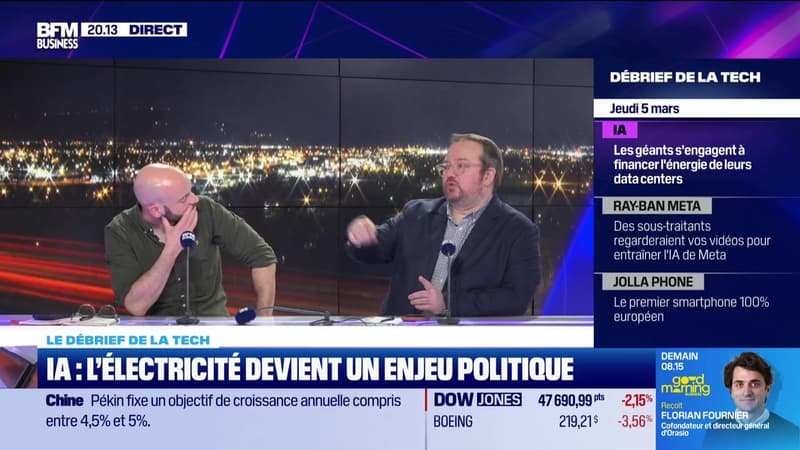 IA : l'électricité devient un enjeu politique - 05/03