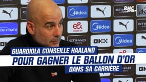 Les conseils de Guardiola à Haaland pour gagner le Ballon d'Or