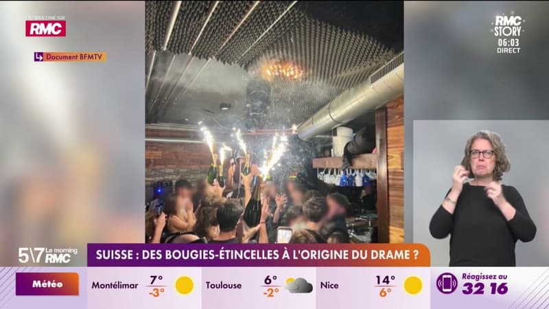 Incendie d'un bar dans le Crans-Montana en Suisse : des bougies-étincelles à l'origine du drame ?