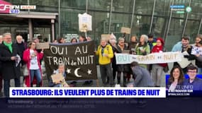 Strasbourg: après le Paris-Berlin, des militants demandent plus de trains de nuit