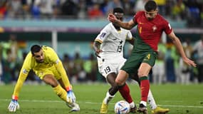Diogo Costa lors de Portugal-Serbie