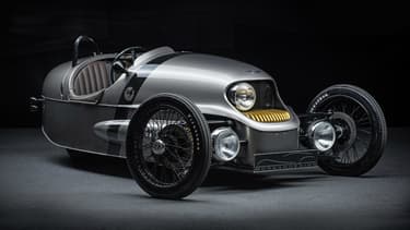 Un look rétro pour ce Tricar bi-place issu du 3-Wheeler original, mais électrique.