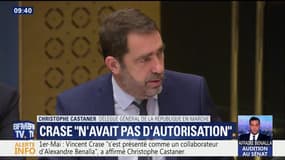 1er-Mai: Vincent Crase "n'avait nullement le statut d'observateur", souligne Christophe Castaner