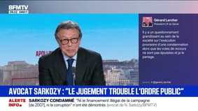 "Je ne veux pas croire que ça ait pu influencer sa décision": l'avocat de Nicolas Sarkozy affirme que la présidente du tribunal a participé à une manifestation contre l'ancien président en 2011