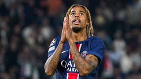 Bradley Barcola lors du match PSG-Gérone (1-0, Ligue des champions), le 18 septembre 2024