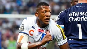 Cameron Woki avec l'UBB en Top 14, le 18 juin 2022