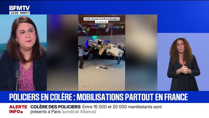 À Mulhouse, des étudiants d'une école d'art détruisent une piñata en forme de voiture de police, Laurent Nuñez dénonce des faits "inadmissibles"