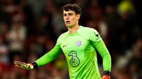 Kepa lors de Manchester United-Chelsea (4-1), le  25 mai 2023