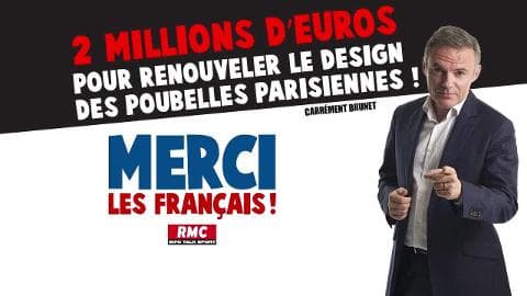 Merci les Français - 2 millions d’euros pour renouveler le design des poubelles parisiennes !