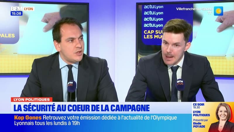 Municipales à Lyon: "Le bilan de la sécurité est un échec majeur" pour le candidat LR