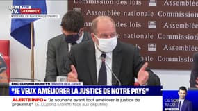 Eric Dupond-Moretti: "Nous essaierons d'obtenir une justice débarrassée de ses mauvaises habitudes"