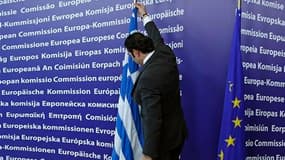 La crise de la dette grecque et la fragilité économique des pays européens soumettent l'unité de l'Union européenne à rude épreuve et soulignent combien la réalité s'est éloignée des rêves des pères fondateurs de l'ensemble communautaire. /Photo prise le
